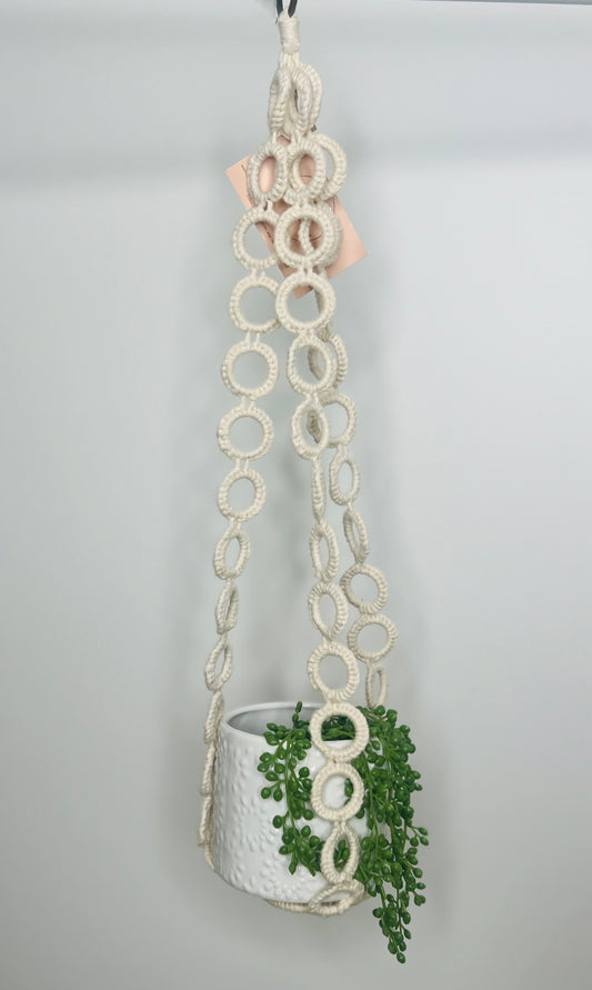 Macrame Circular Plant Hanger