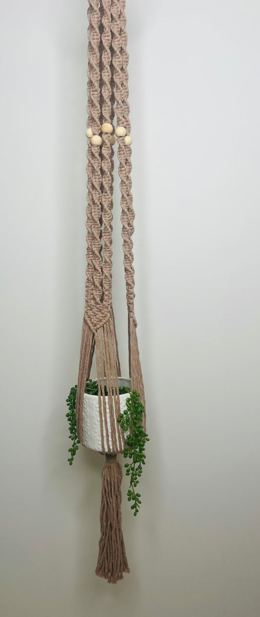 Macrame Latte Plant Hanger